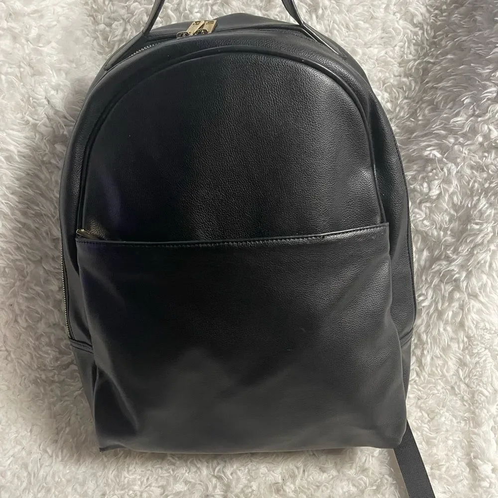 Pottery Barn Kids synthetic black large backpack with padded laptop compartment